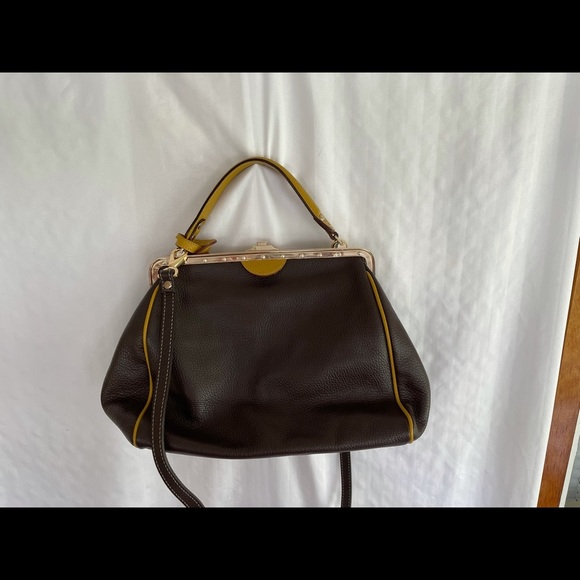 NWT CLAUDIA FIRENZE LEATHER BAG - Picture 3 of 9